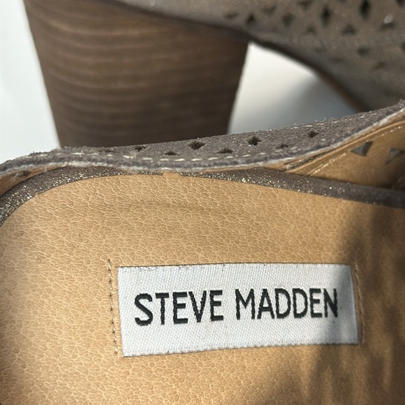 Steve Madden Gold Harmony Mules Size 10 - Picture 11 of 14